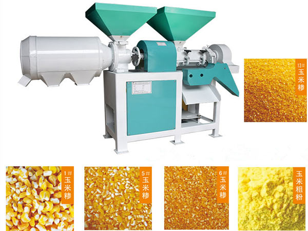 Corn semolina making machine